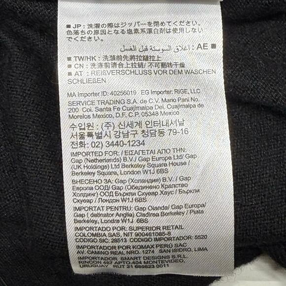 Banana Republic | Boat Neck Zipper Sides Long Sleeve | Black | Small - Picture 14 of 16